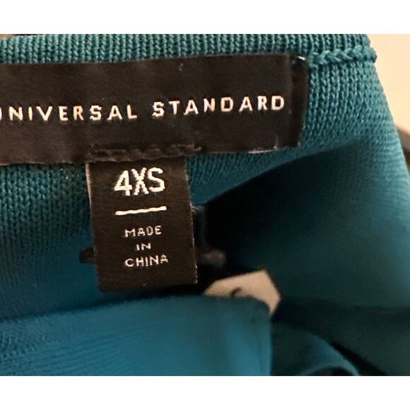 Universal Standard Knit Square Neck Mini Dress Sleevelss Size 4XS US 0 New - Picture 5 of 6